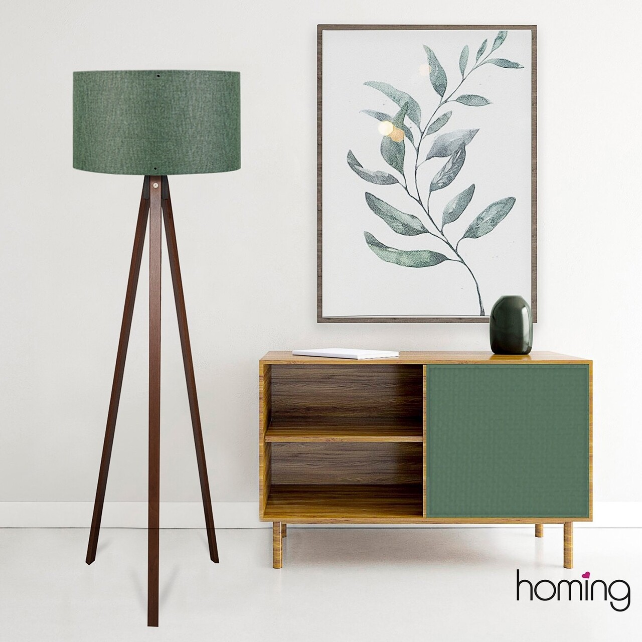 Lampadar, AYD - 2211, Insignio, 38 x 140 cm, 1 x E27, 60W, verde - imagine 4